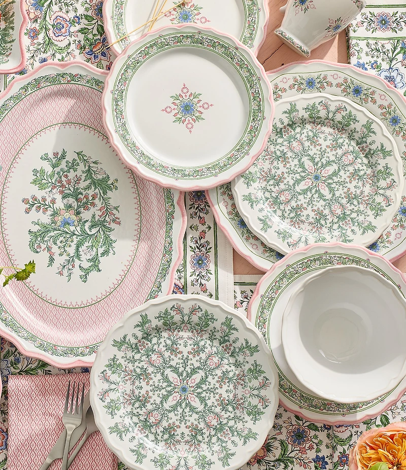 Southern Living Norah Collection White Accent Plates, Set of 2