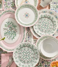 Southern Living Norah Collection White Accent Plates, Set of 2