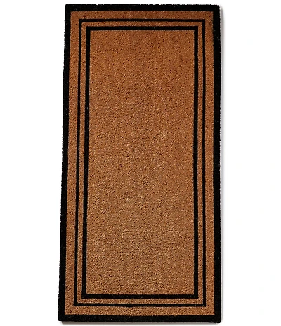 Southern Living Oversized Black Border Coir Door Mat