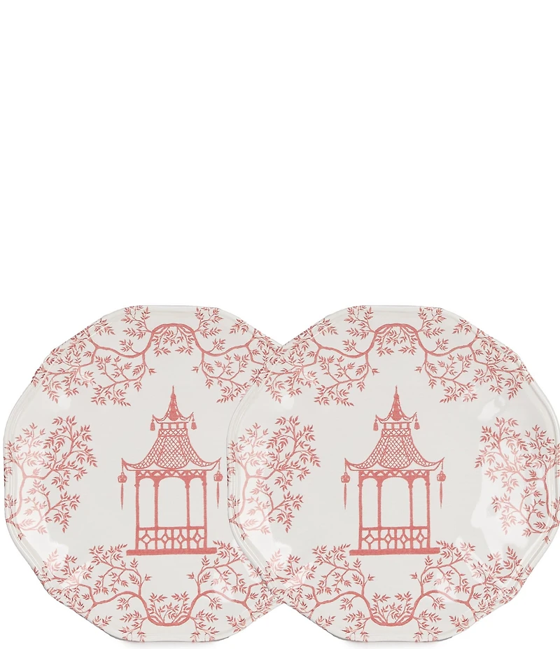 Southern Living Pagoda Bread Plates, Set of 2