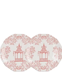 Southern Living Pagoda Bread Plates, Set of 2