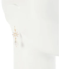 Southern Living Pearl Flower Drop Earrings