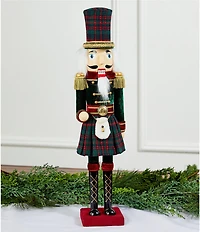 Southern Living Plaid Tidings Collection Classic Nutcracker Figurine
