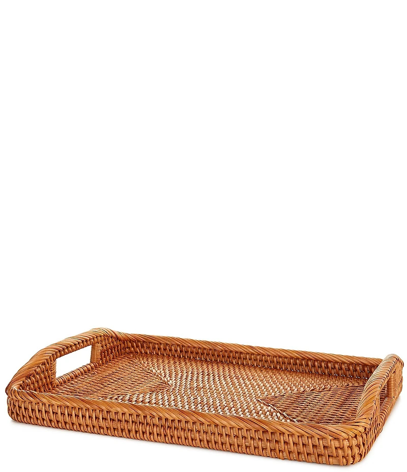 Southern Living Rattan Decorative Tray