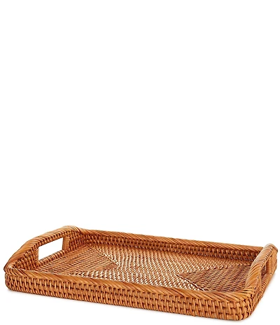 Southern Living Rattan Decorative Tray