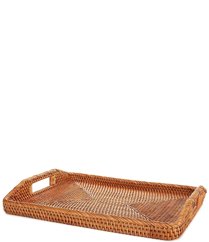 Southern Living Rattan Decorative Tray