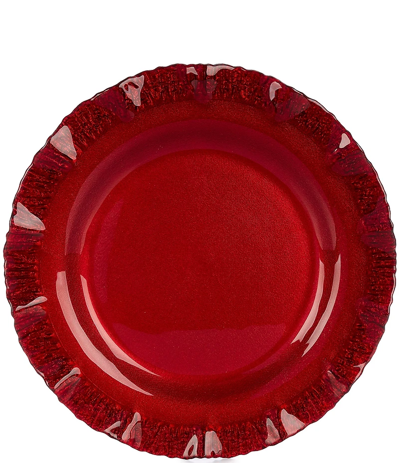 Southern Living 13#double; Ruffle Charger