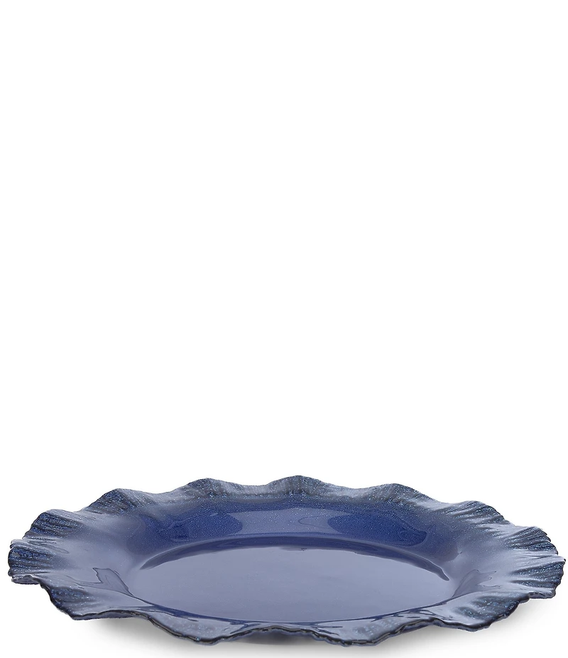 Southern Living Ruffle Charger Plate, 13#double;