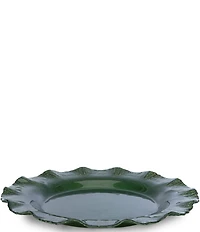 Southern Living Ruffle Charger Plate, 13#double;