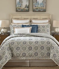 Southern Living Scalloped Edge Decorative Square Pillow