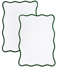 Southern Living Scalloped Placemats, Set of 2