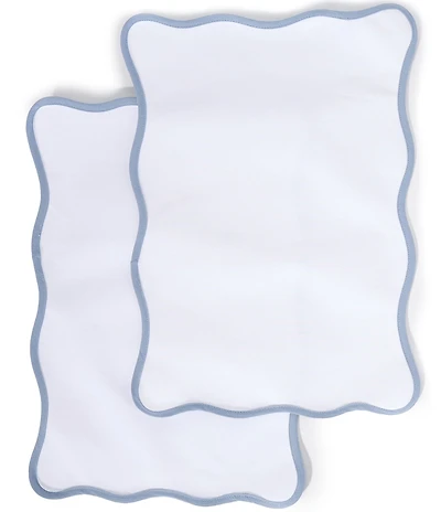 Southern Living Scalloped Placemats, Set of 2