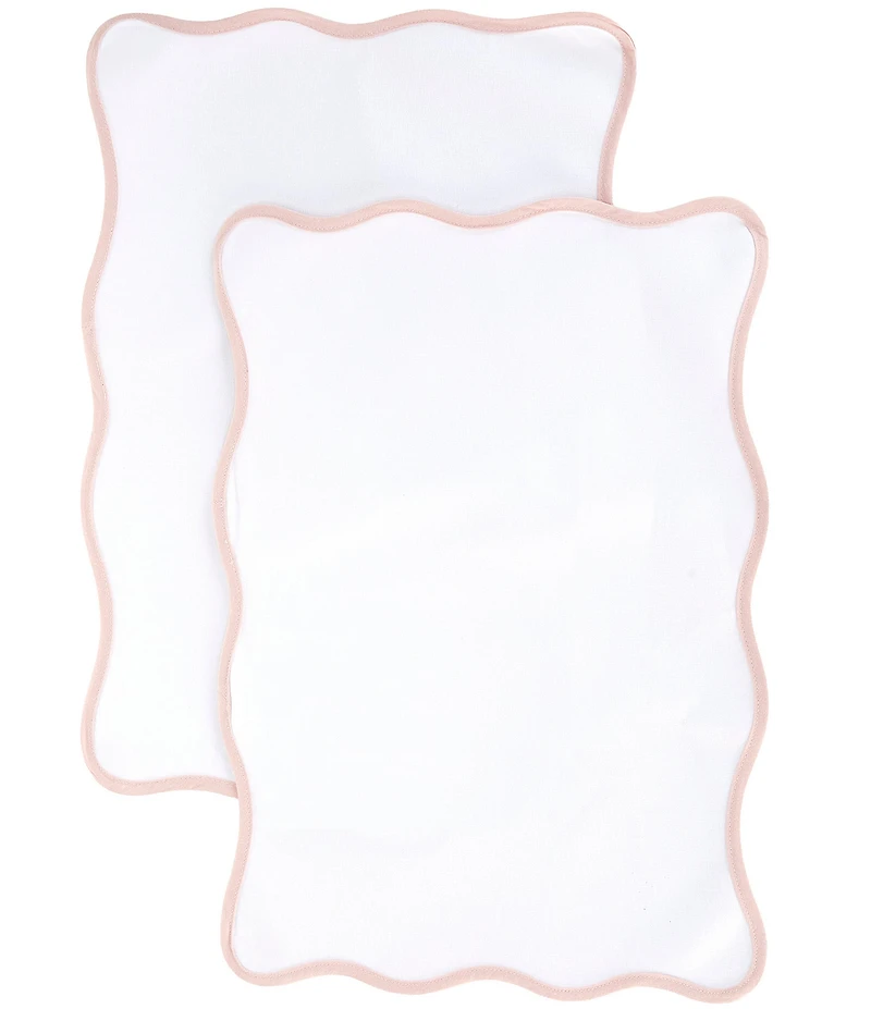 Southern Living Scalloped Placemats, Set of 2