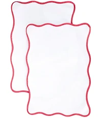 Southern Living Scalloped Placemats, Set of 2