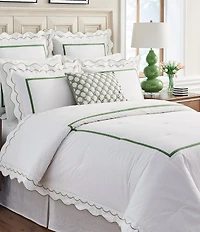 Southern Living Scalloped Trim Comforter Mini Set