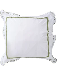 Southern Living Scalloped Trim Euro Sham
