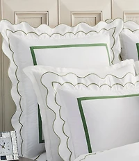 Southern Living Scalloped Trim Euro Sham