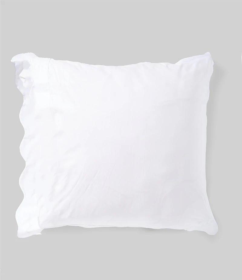 Southern Living Scalloped Trim Euro Sham