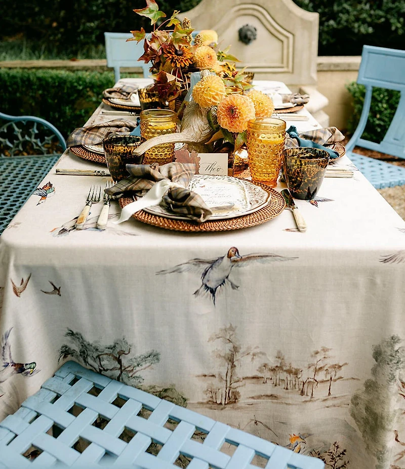 Southern Living Scenic Wetland Print Tablecloth
