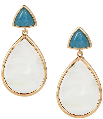 Southern Living Semi Precious Stone Resort Teardrop Earrings