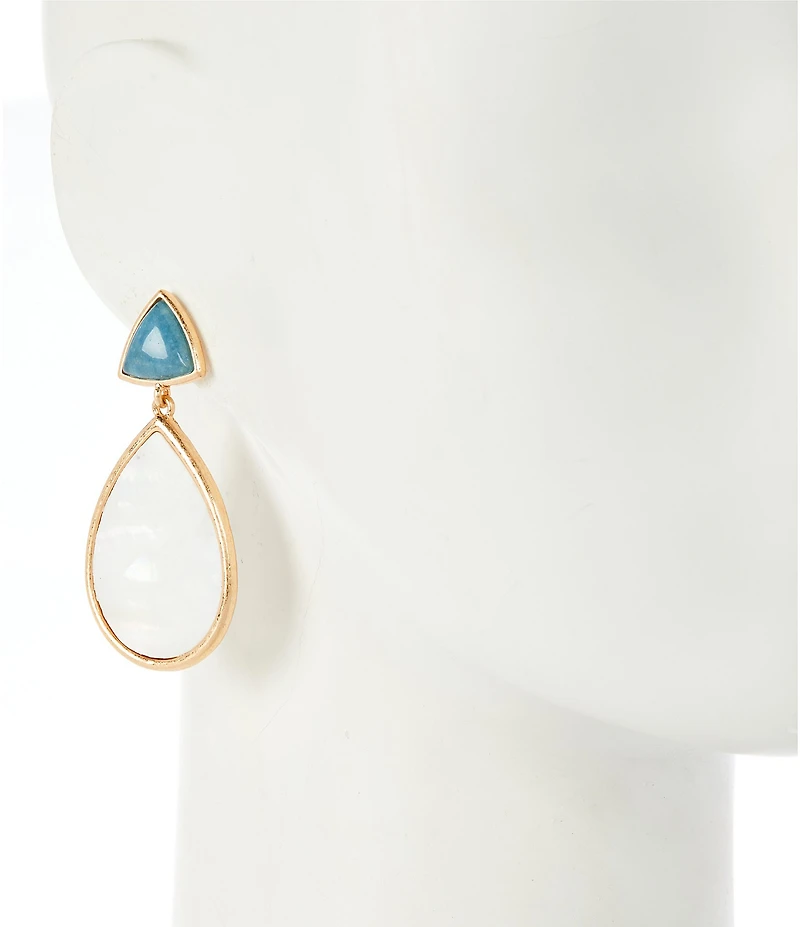Southern Living Semi Precious Stone Resort Teardrop Earrings