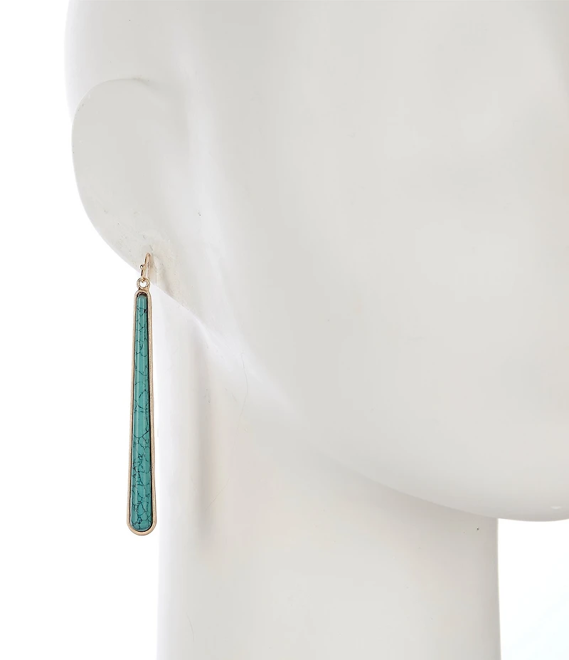 Southern Living Semi Precious Stick Linear Earrings