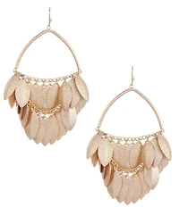 Southern Living Shakey Leaf Drop Earrings