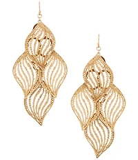 Southern Living Shaky Leaf Chandelier Earrings