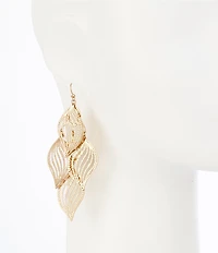 Southern Living Shaky Leaf Chandelier Earrings