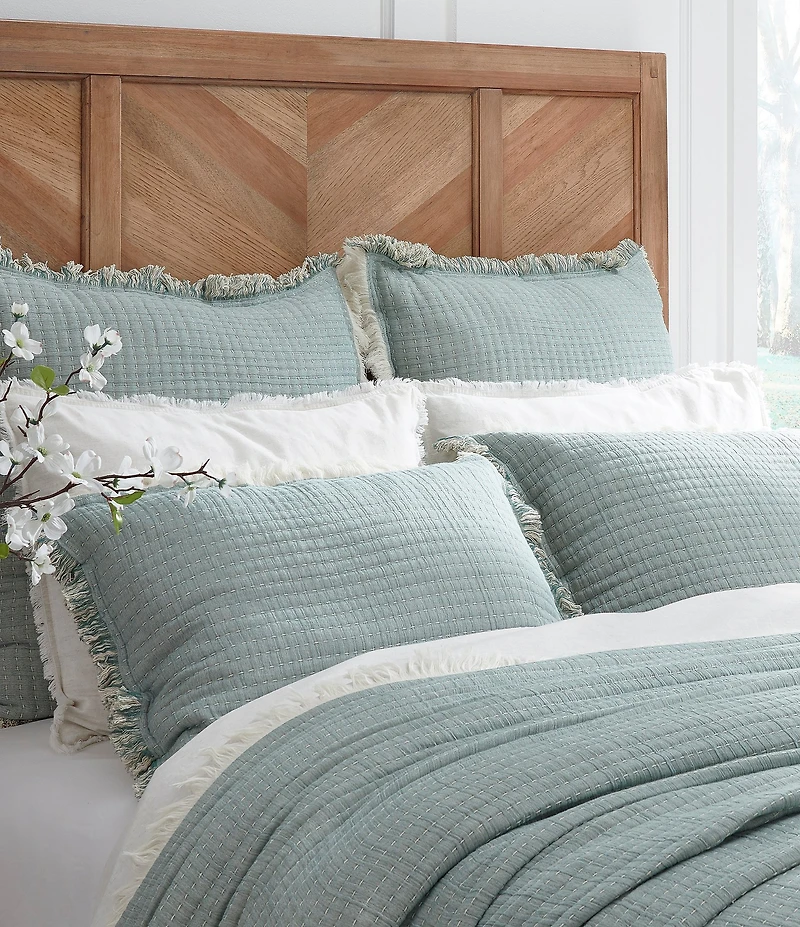 Southern Living Simplicity Collection Benton Reversible Coverlet