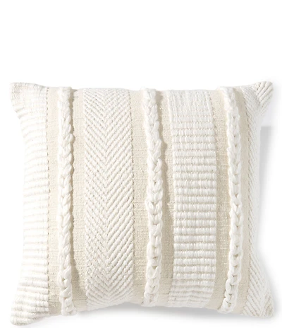Southern Living Simplicity Collection Braided Square Pillow