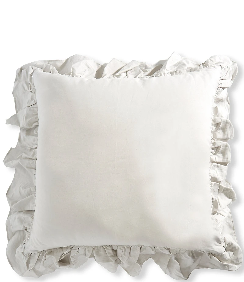 Southern Living Simplicity Collection Brooke Ruffle Euro Sham