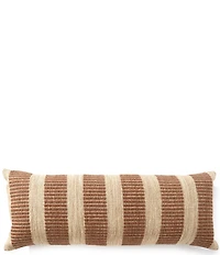 Southern Living Simplicity Collection Jacquard Stripe Lumbar Pillow