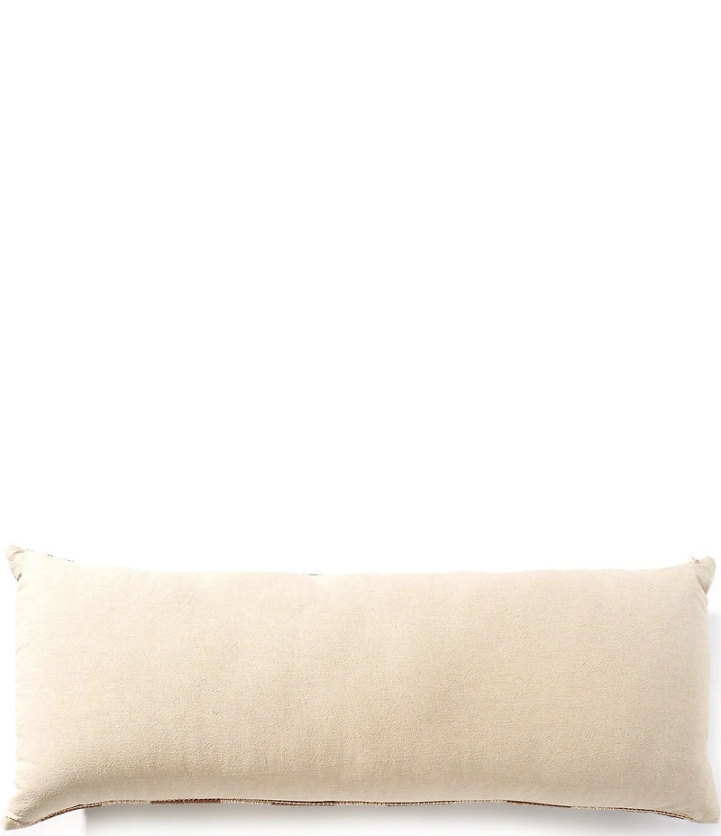 Southern Living Simplicity Collection Jacquard Stripe Lumbar Pillow