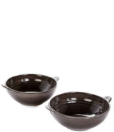 Southern Living Simplicity Collection Mesa Cereal Handle Bowls, Set of 2