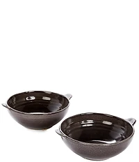 Southern Living Simplicity Collection Mesa Cereal Handle Bowls, Set of 2