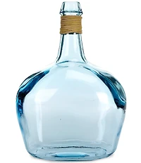 Southern Living Simplicity Collection Recycled Glass Carafe Vase