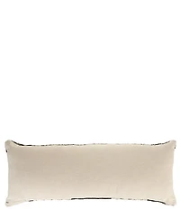 Southern Living Simplicity Collection Striped Woven Wool Bolster Decorative Pillow