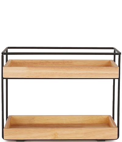 Southern Living Simplicity Collection Wood Vanity Organizer