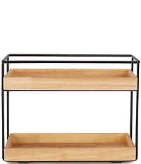 Southern Living Simplicity Collection Wood Vanity Organizer