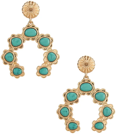 Southern Living Squash Blossom Statement Drop Earrings