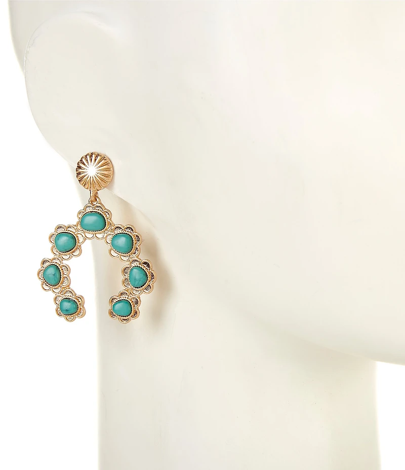 Southern Living Squash Blossom Statement Drop Earrings