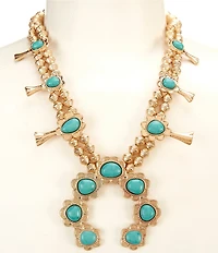 Southern Living Squash Blossom Statement Necklace