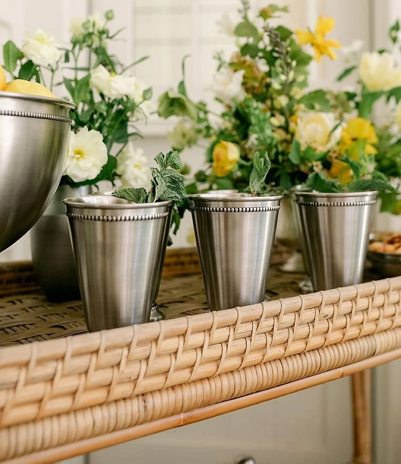 Southern Living Stainless Steel Beaded Mint Julep