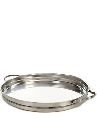 Southern Living Stainless Steel Beaded Tray