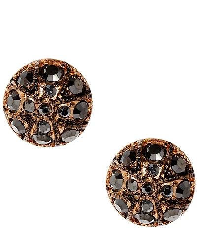 Southern Living Stone Dome Stud Earrings