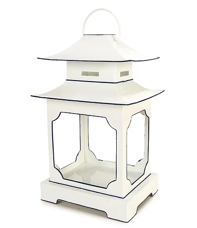 Southern Living Summer Shop Collection Metal Pagoda Lantern