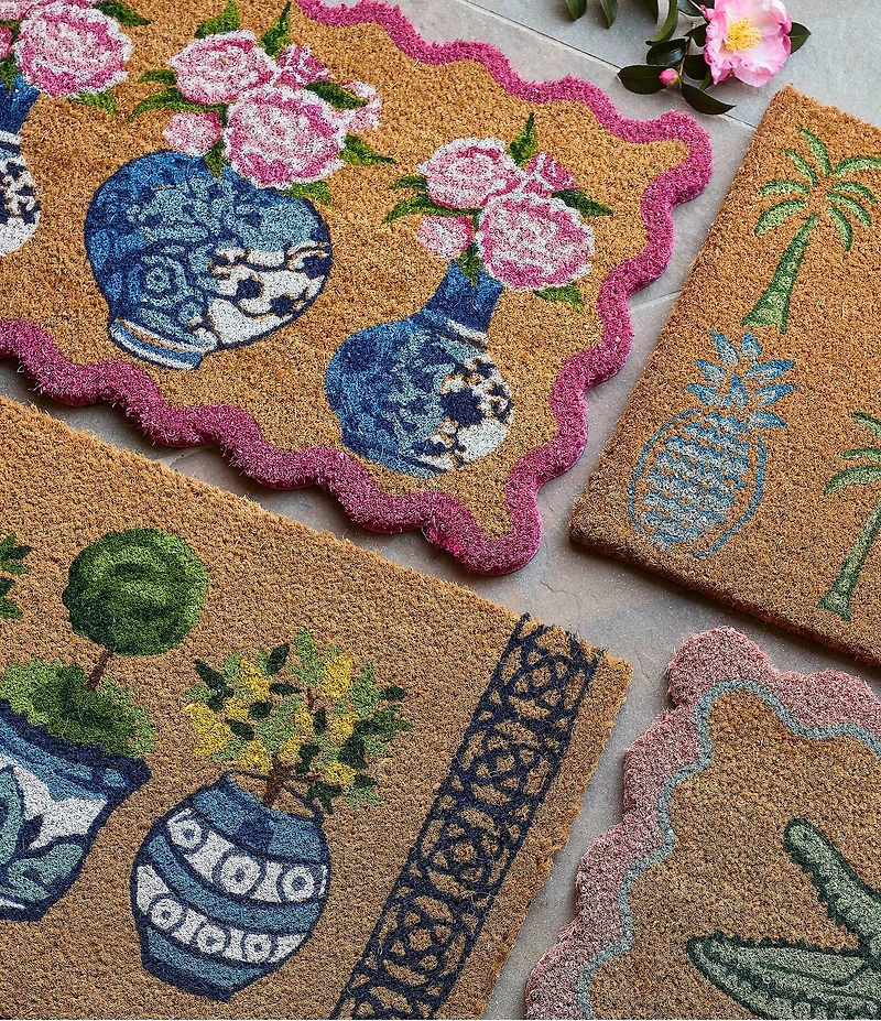 Southern Living Summer Shop Collection Topiary Door Mat