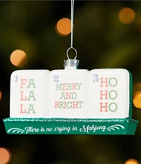 Southern Living Sweet Christmas Collection Mahjong Tiles Ornament