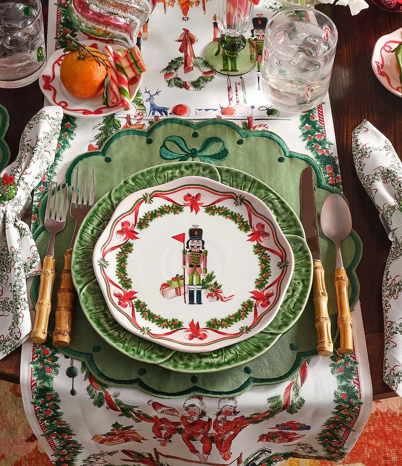 Southern Living Sweet Christmas Collection Nutcracker Accent Plates, Set of 2